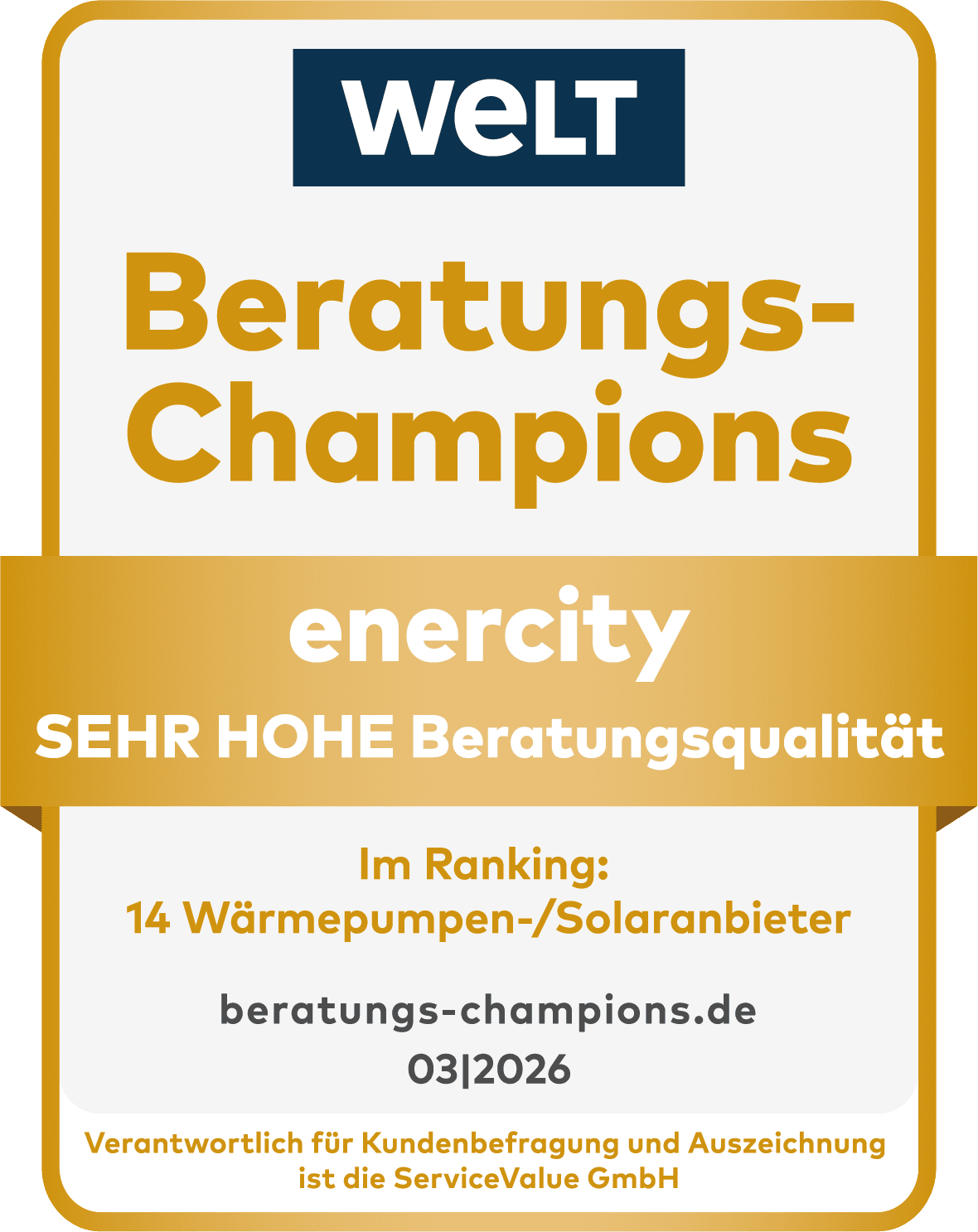 Welt - Beratungschampions